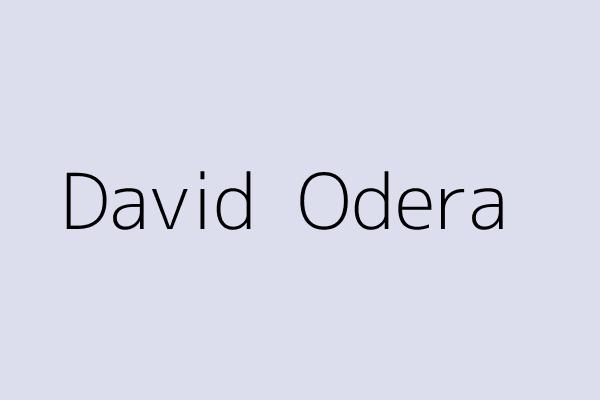David  Odera